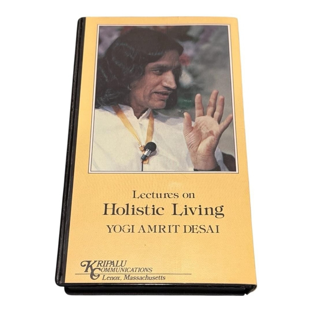 Lectures On Holistic Living VHS Kripalu Center Yoga Video 1991 Spiritual Tape